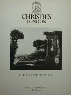 Old Master Pictures. London, Friday 24 February 1984.