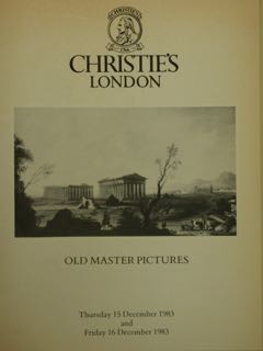 Old Master Pictures. London, Thursday 15 and Friday 16 October …