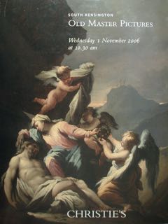 Old Masters Pictures. South Kensington, Wednesday 1 November 2006.