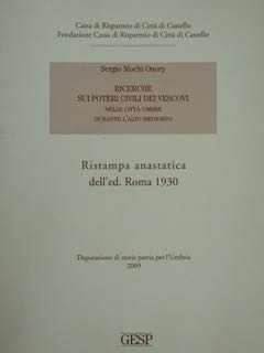 RICERCHE SUI POTERI CIVILI DEI VESCOVI nelle cittò umbre durante …