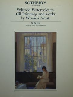Selected Watercolours, Oil Paintings and works by Women artists. Sussex, …