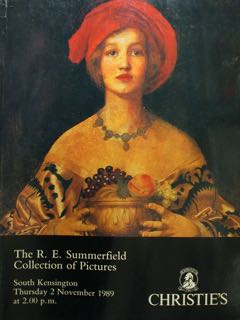 The R. E. Summerfield Collection Of Pictures. South Kensington, Thursday …