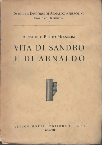 Vita di Sandro e di Arnaldo.