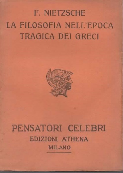 La filosofia nell'epoca tragica dei greci.