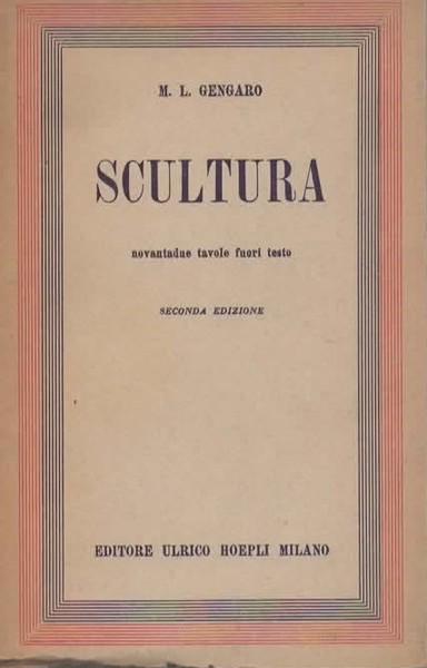 Scultura. Seconda edizione.
