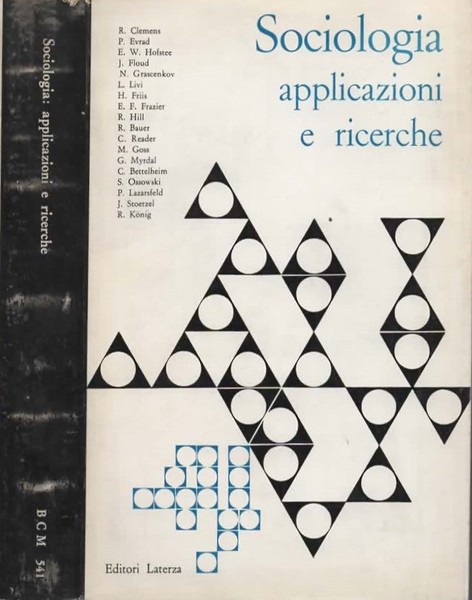 Sociologia: applicazioni e ricerche.