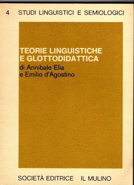 Teorie linguistiche e glottodidattica.
