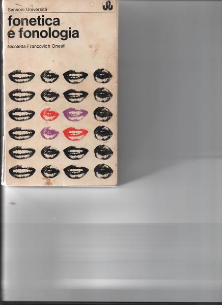 Fonetica e fonologia .