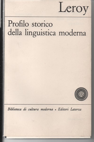 Profilo storico della linguistica moderna