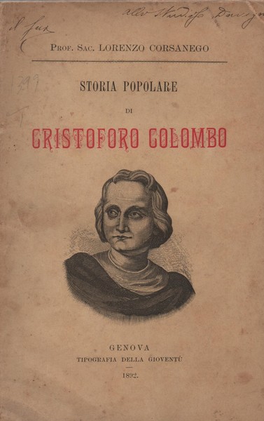 Storia popolare di Cristoforo Colombo.