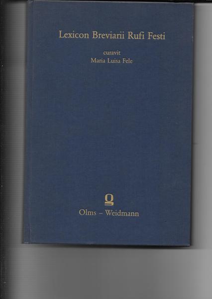 Lexicon brevarii Rufi Festi.
