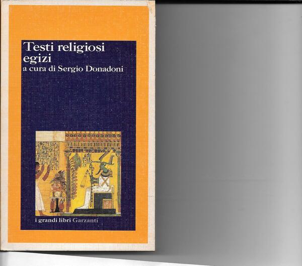 Testi religiosi egizi.