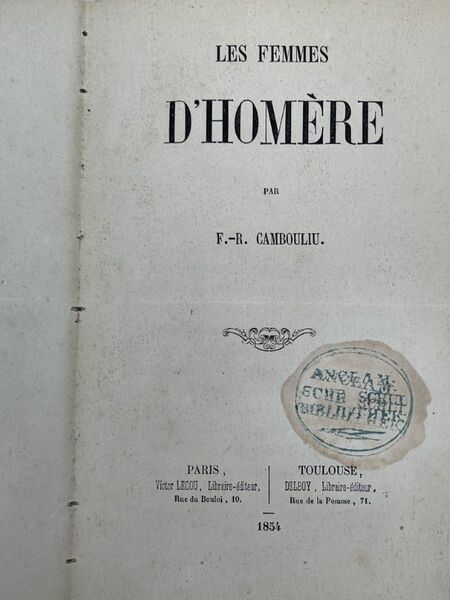 Les femmes d'Homere