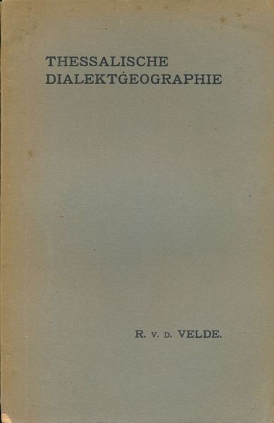 Thessalische dialektgeographie
