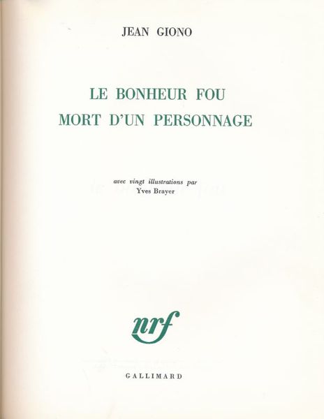 Le bonheur fou - Mort d'un personnage