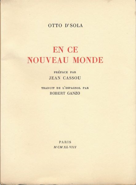 En ce nouveau monde
