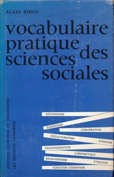 Vocabulaire pratique des sciences sociales