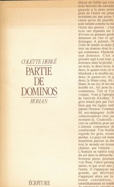 Partie de dominos