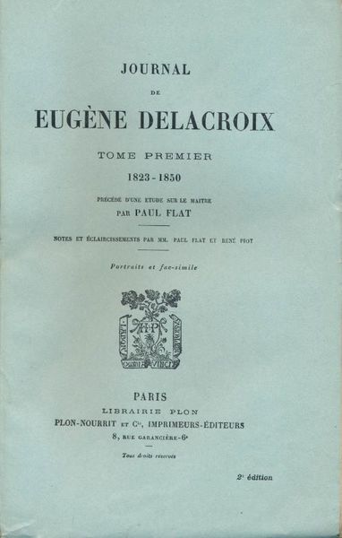 Journal de Eugène Delacroix