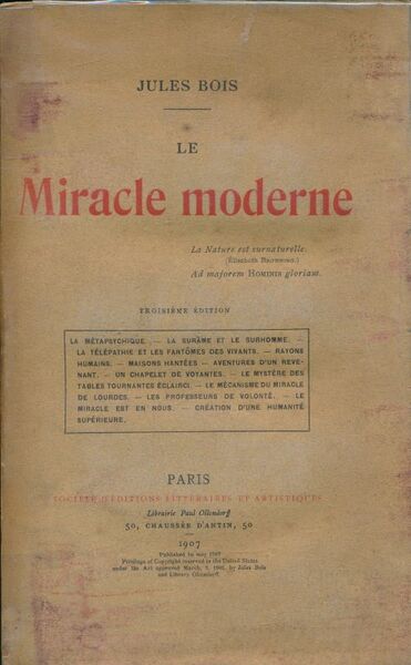 Le Miracle moderne