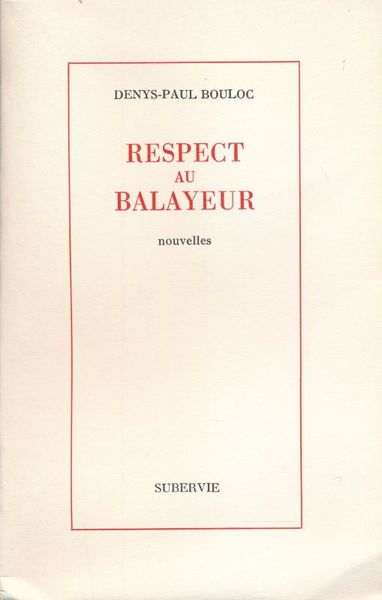 Respect du balayeur