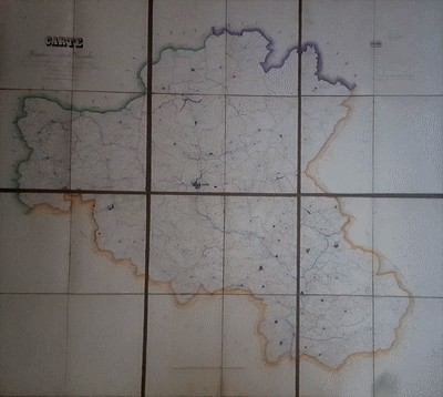 Carte routière et vicinale de l'arrondissement de Lodève dressée sous …