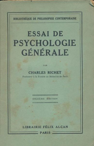 Essai de psychologie générale