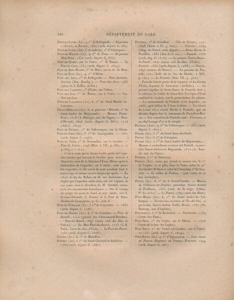 Dictionnaire topographique du département du Gard comprenant les noms de …