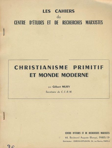 Christianisme primitif et monde moderne