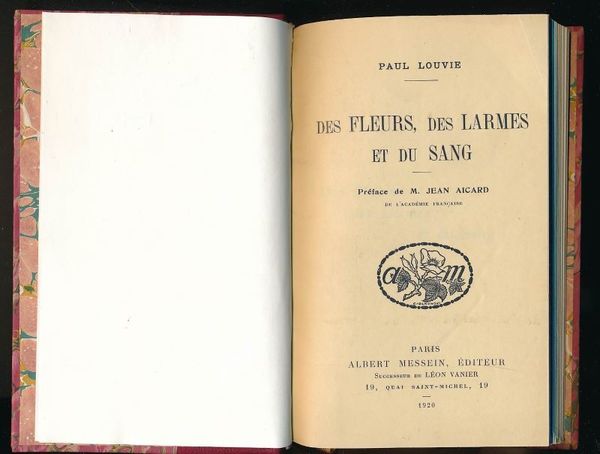Des fleurs des larmes et du sang