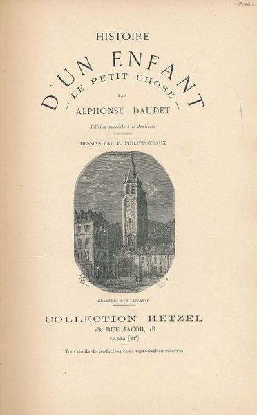 Histoire d'un enfant. Le Petit Chose