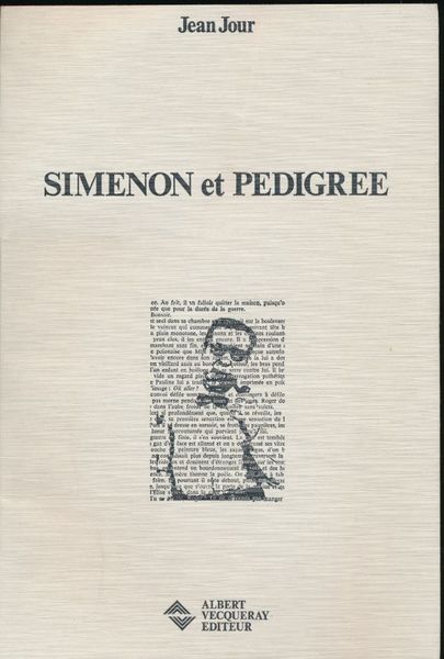 Simenon et Pedigree