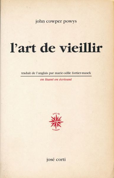 L'art de vieillir