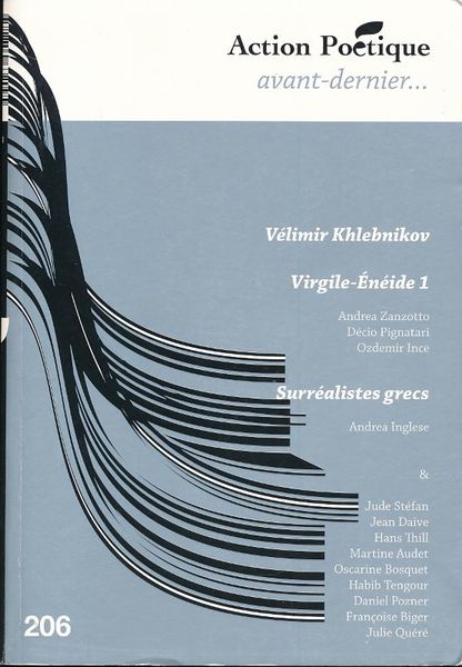 Action poétique. Avant-dernier. Surréalistes grecs