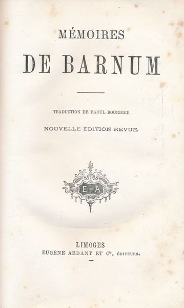 Mémoires de Barnum