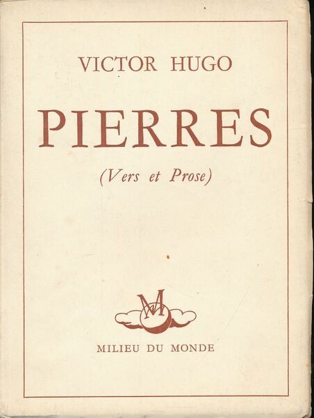 Pierres (vers et prose)