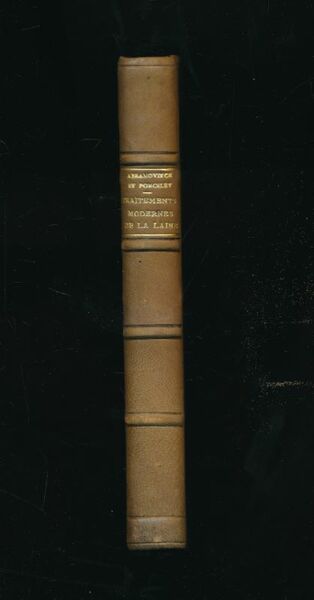 Traitements chimiques et mécaniques modernes de la Laine en vue …