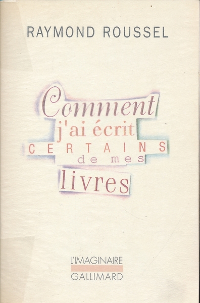 Comment j'ai écrit certains de mes livres