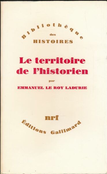 Le territoire de l'historien