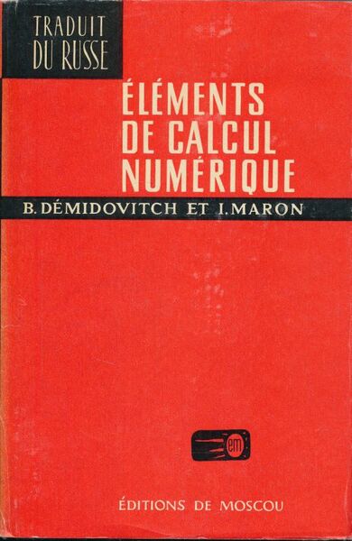 Eléments de calcul numérique