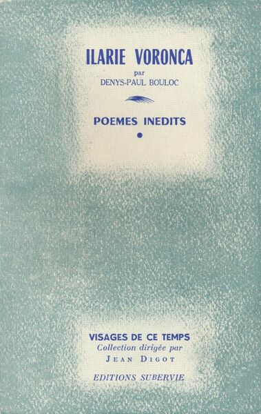 Ilarie Voronca. Poèmes inédits