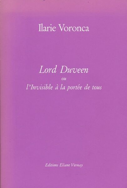 Lord Duveen ou l'Invisible à la portée de tous