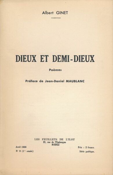 Dieux et demi-Dieux