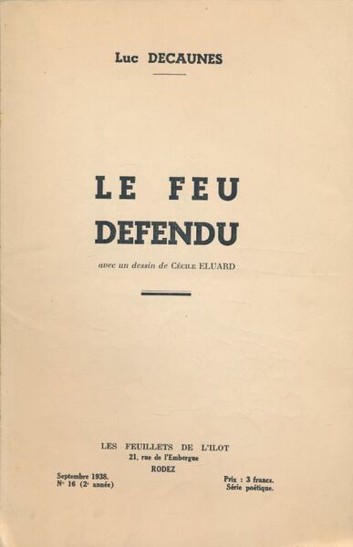 Le feu défendu