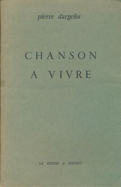 Chanson à vivre