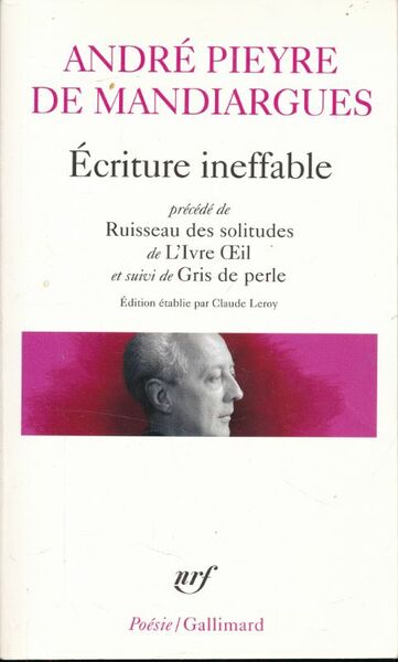 Ecriture ineffable