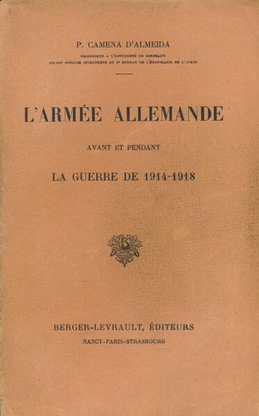L'armée allemande avant et pendant la guerre de 1914 - …
