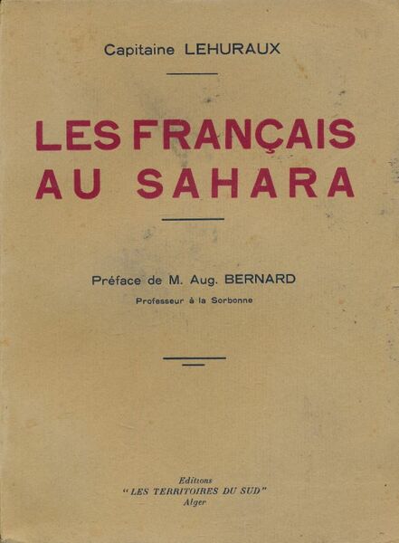 Les français au Sahara