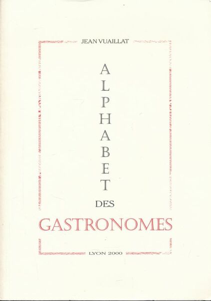 Alphabet des gastronomes