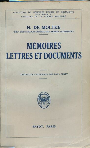 Mémoires, lettres et documents